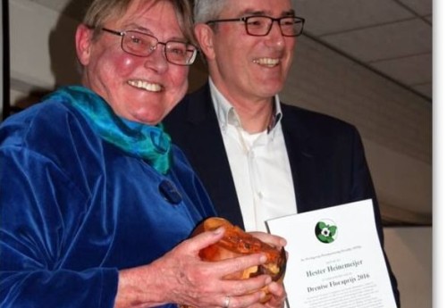 Hester Heinemeijer wint Drentse Floraprijs 2016. Karin Uilhoorn